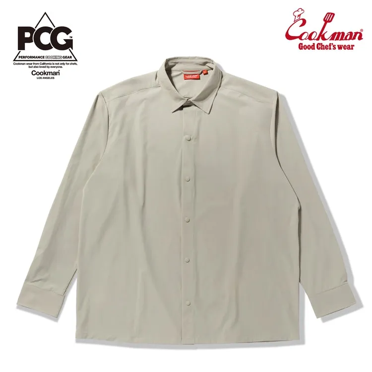 Work Shirts Long Sleeve - Beige sold by Cookman