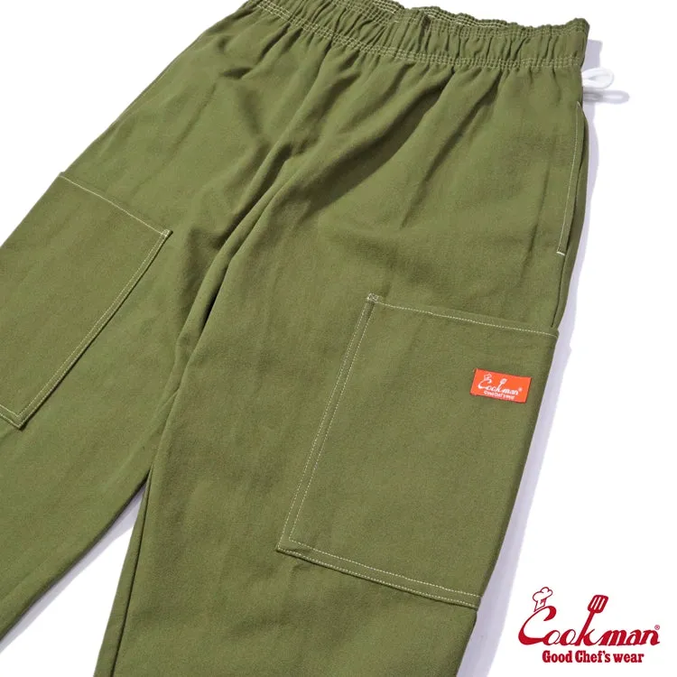 Chef Pants Semiwide - Front Pocket Duck Canvas : Olive sold by Cookman product image thumbnail 4