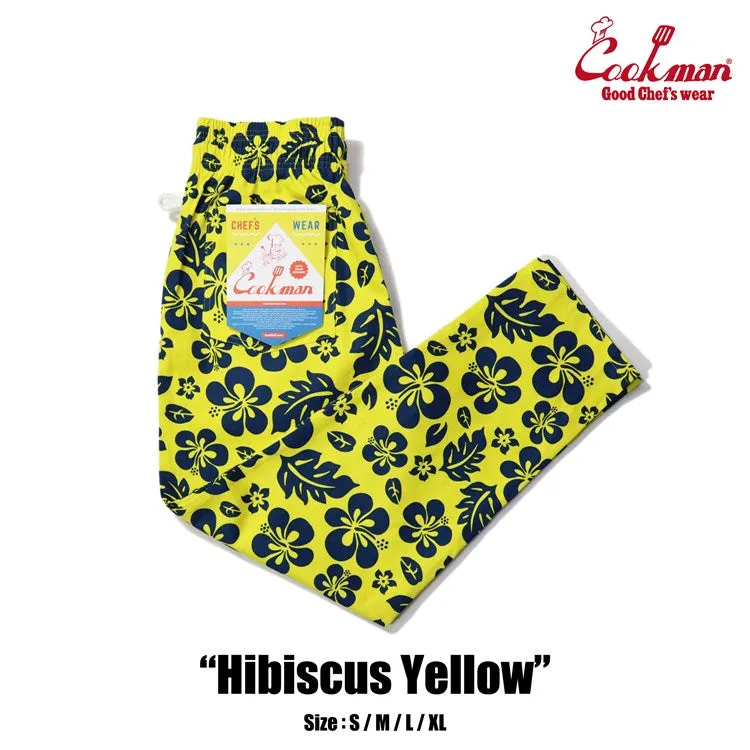 Chef Pants - Hibiscus : Yellow sold by Cookman