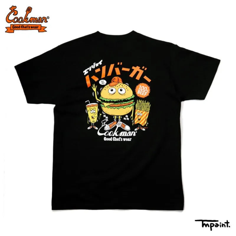 Tees - TM Paint Burger : Black made by Cookman