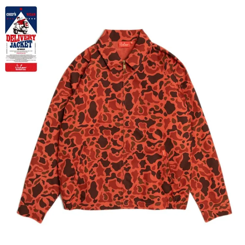 Delivery Jacket - Ripstop : Duck Hunter Camo Red made by Cookman