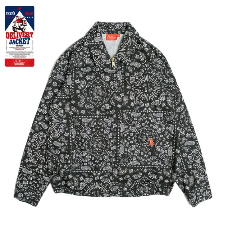 Delivery Jacket - Paisley : Black made by Cookman