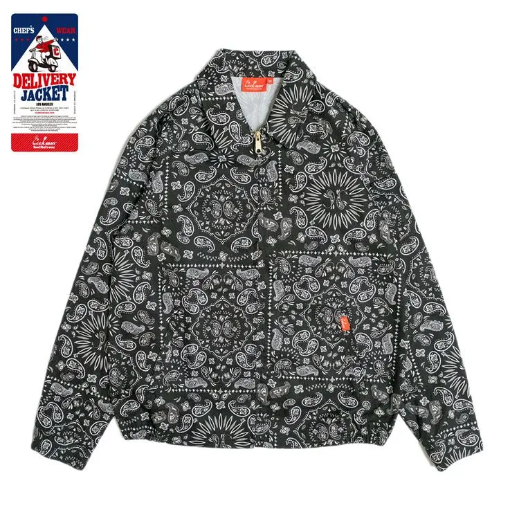 Delivery Jacket - Paisley : Black sold by Cookman
