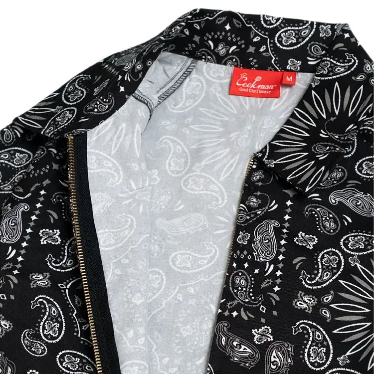 Delivery Jacket - Paisley : Black sold by Cookman product image thumbnail 3