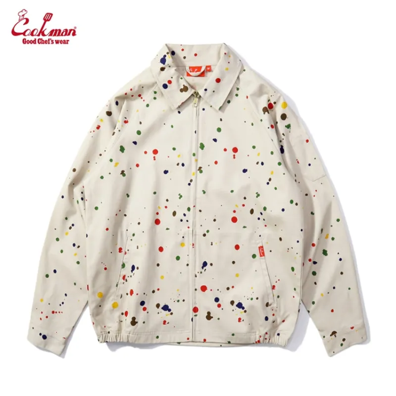 Delivery Jacket - Sauce Splash : Beige made by Cookman