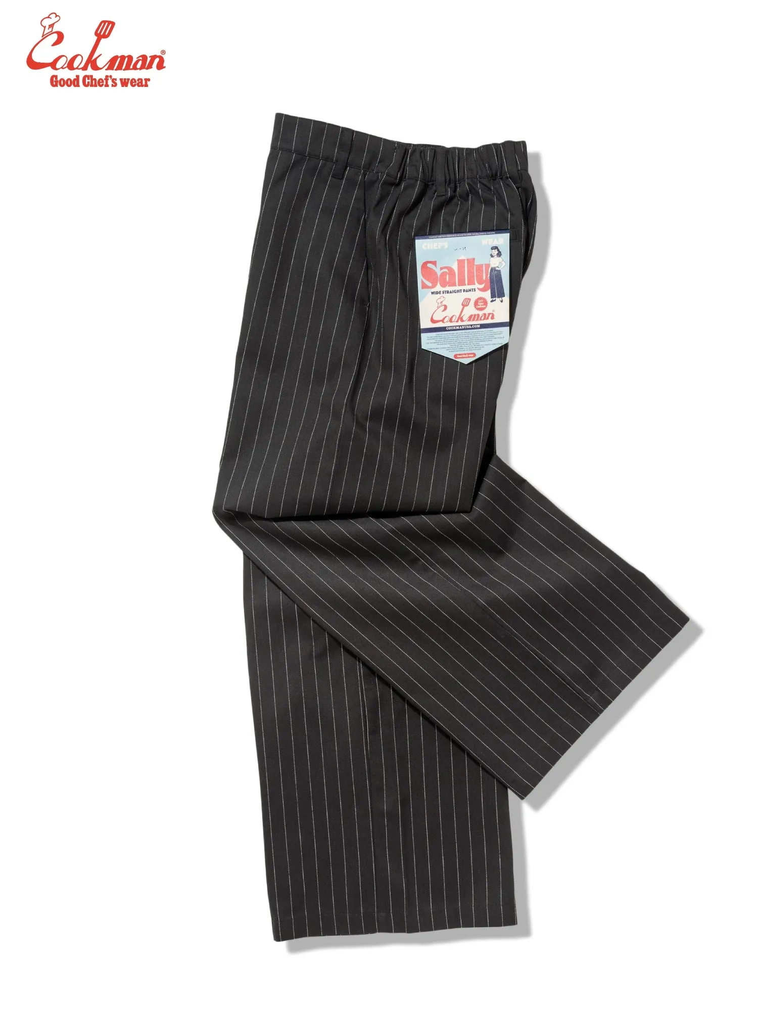 Sally Pants - Pin Stripe : Black sold by Cookman product image thumbnail 5