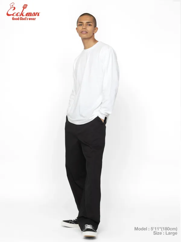 Heritage Wide Pants - Black made by Cookman