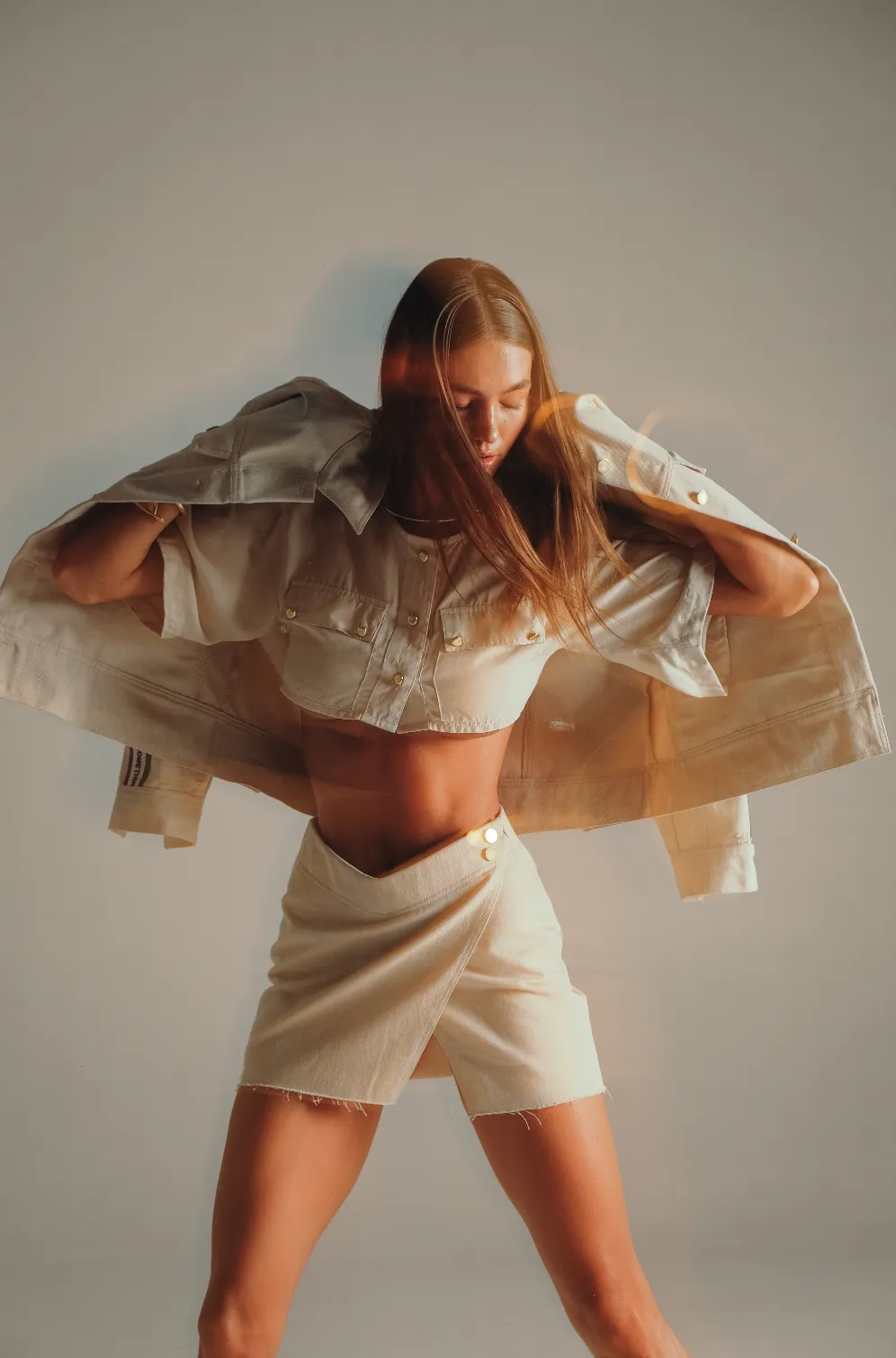 Rogue denim skirt sold by Lakor The Label