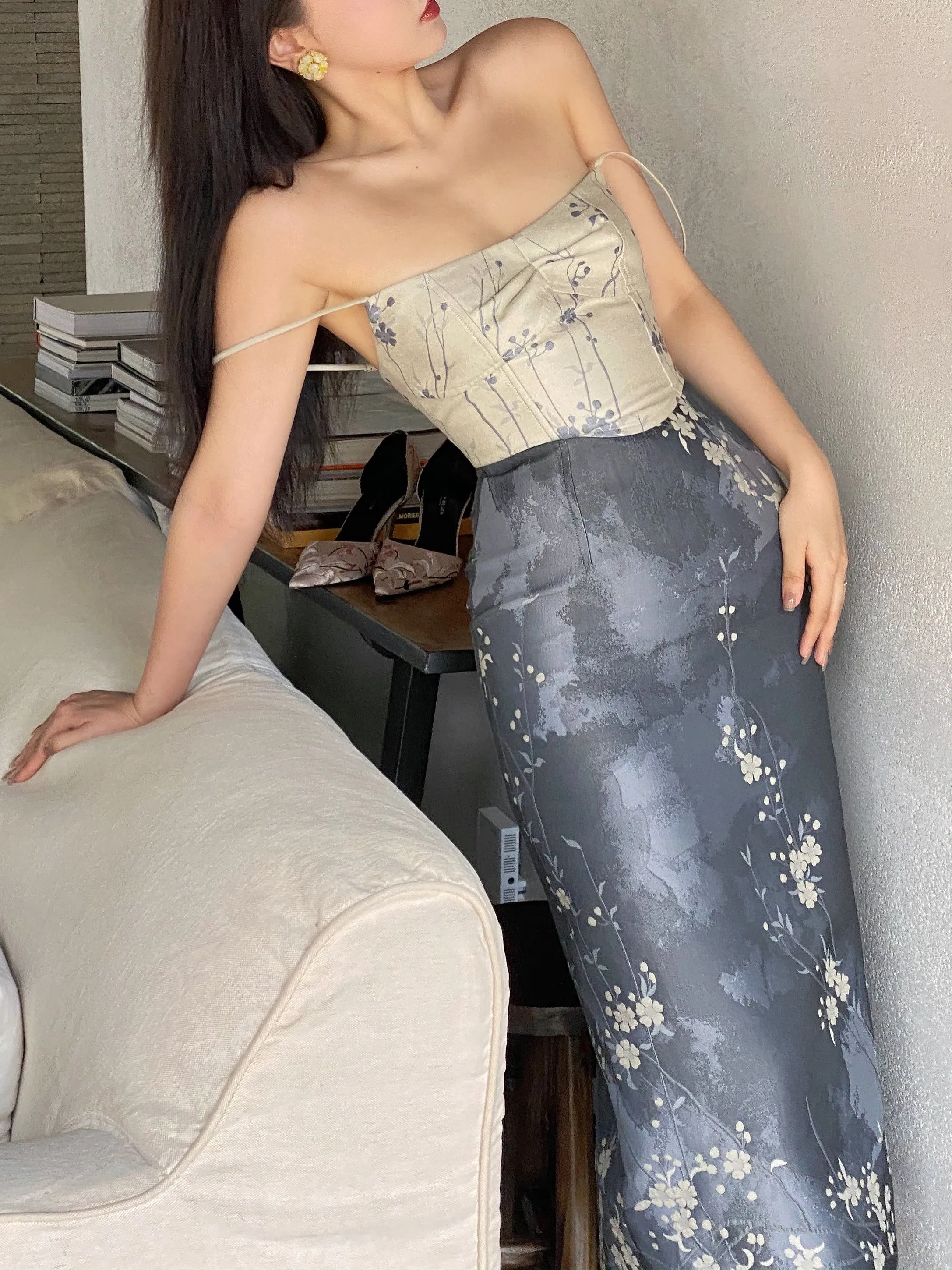 Frances Midi dress sold by Farrah C product image thumbnail 4