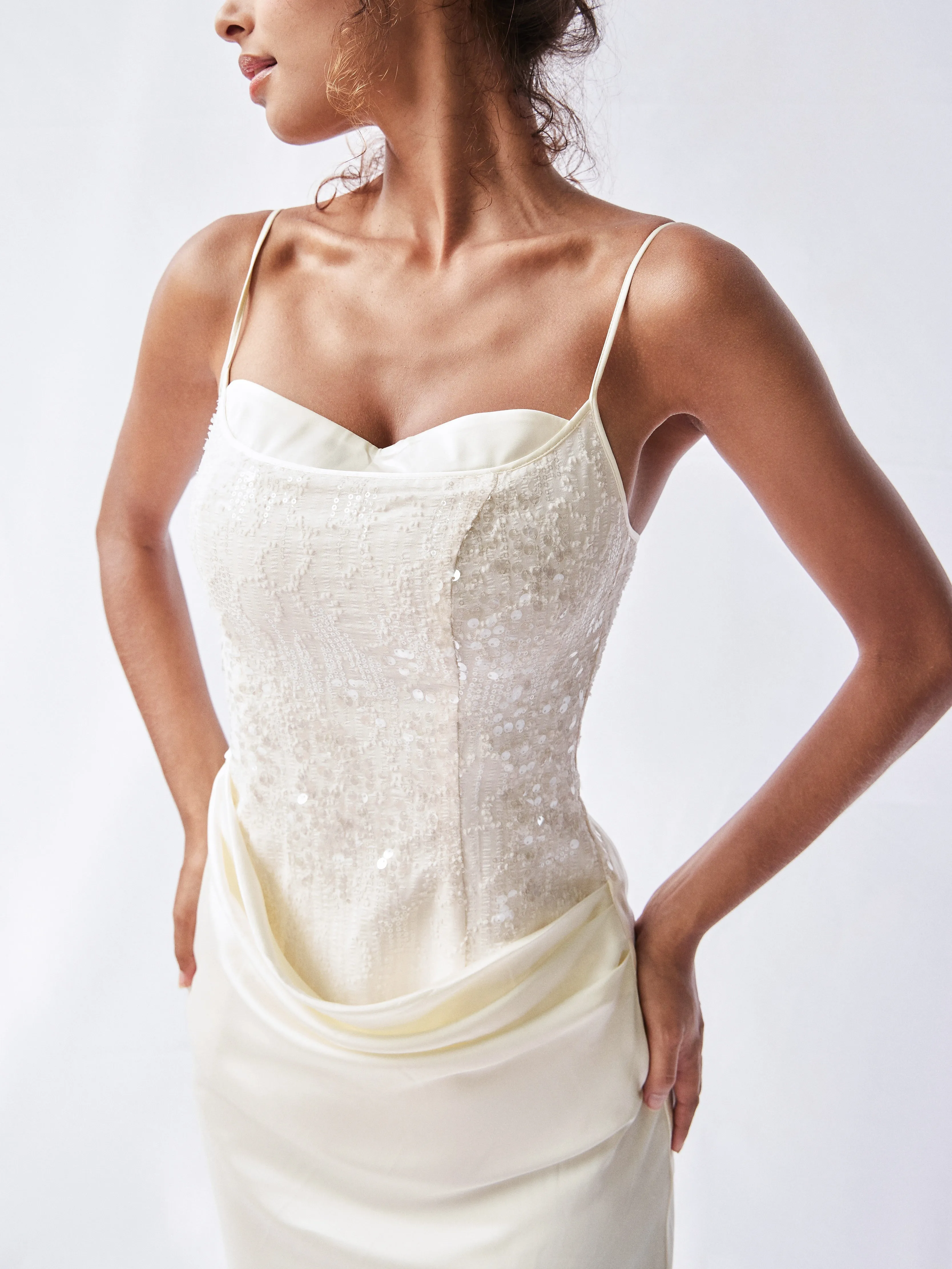 Stardust Slip Maxi Dress sold by Farrah C product image thumbnail 2