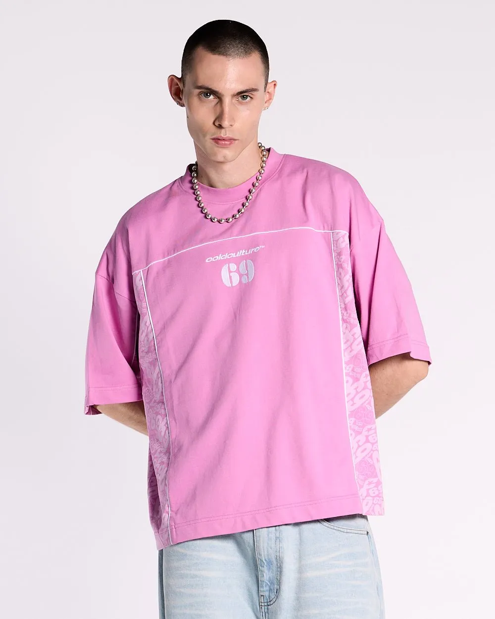GAME PLAYER TEE PINK CROCUS sold by Cold Culture product image thumbnail 4