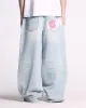 KISSES AND DOLLARS PANTS BLUE DENIM sold by Cold Culture