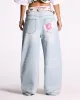 KISSES AND DOLLARS PANTS BLUE DENIM sold by Cold Culture