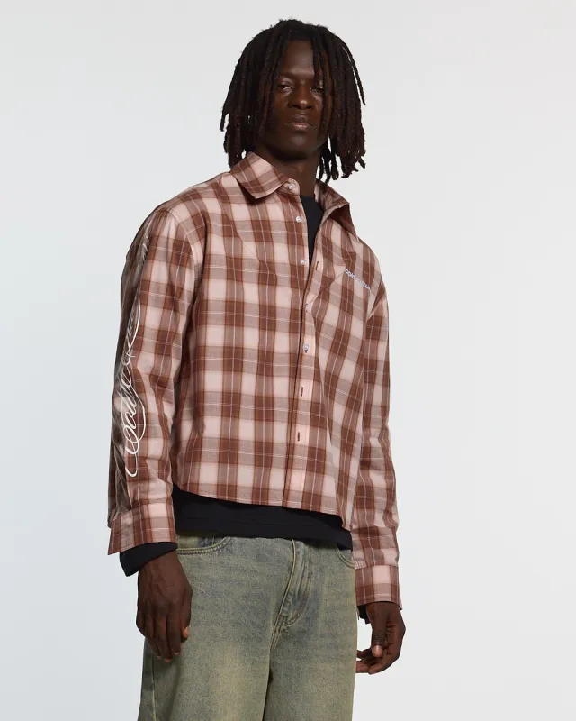 ON MY WAY LONGSLEEVE SHIRT PINK made by Cold Culture