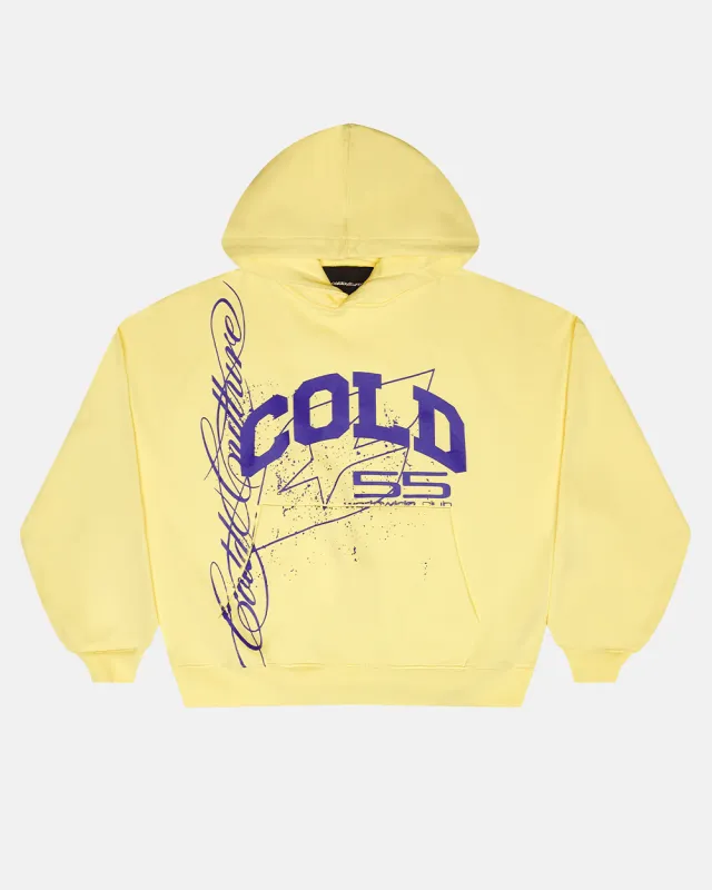 ON ROAD HOODIE YELLOW & BLUE sold by Cold Culture