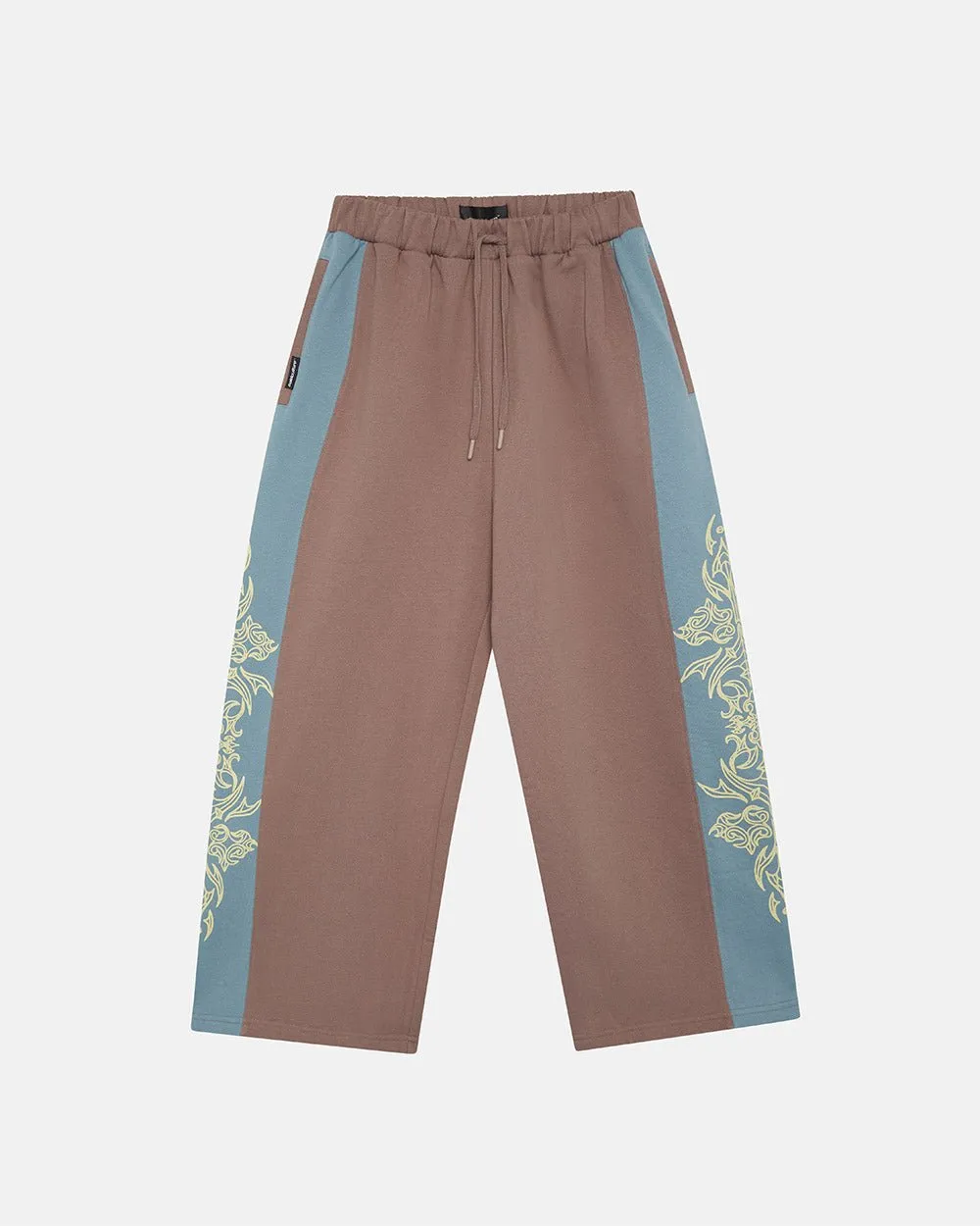 TRIBAL SWEATPANTS BROWN & BLUE sold by Cold Culture product image thumbnail 2