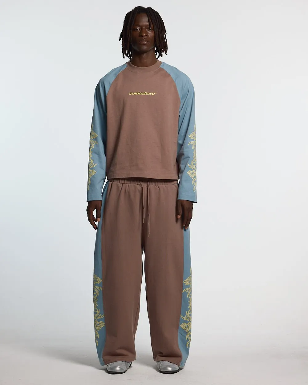 TRIBAL SWEATPANTS BROWN & BLUE sold by Cold Culture product image thumbnail 5