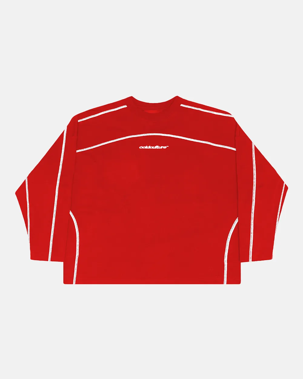 ROLLER LONGSLEEVE TEE RED sold by Cold Culture product image thumbnail 2