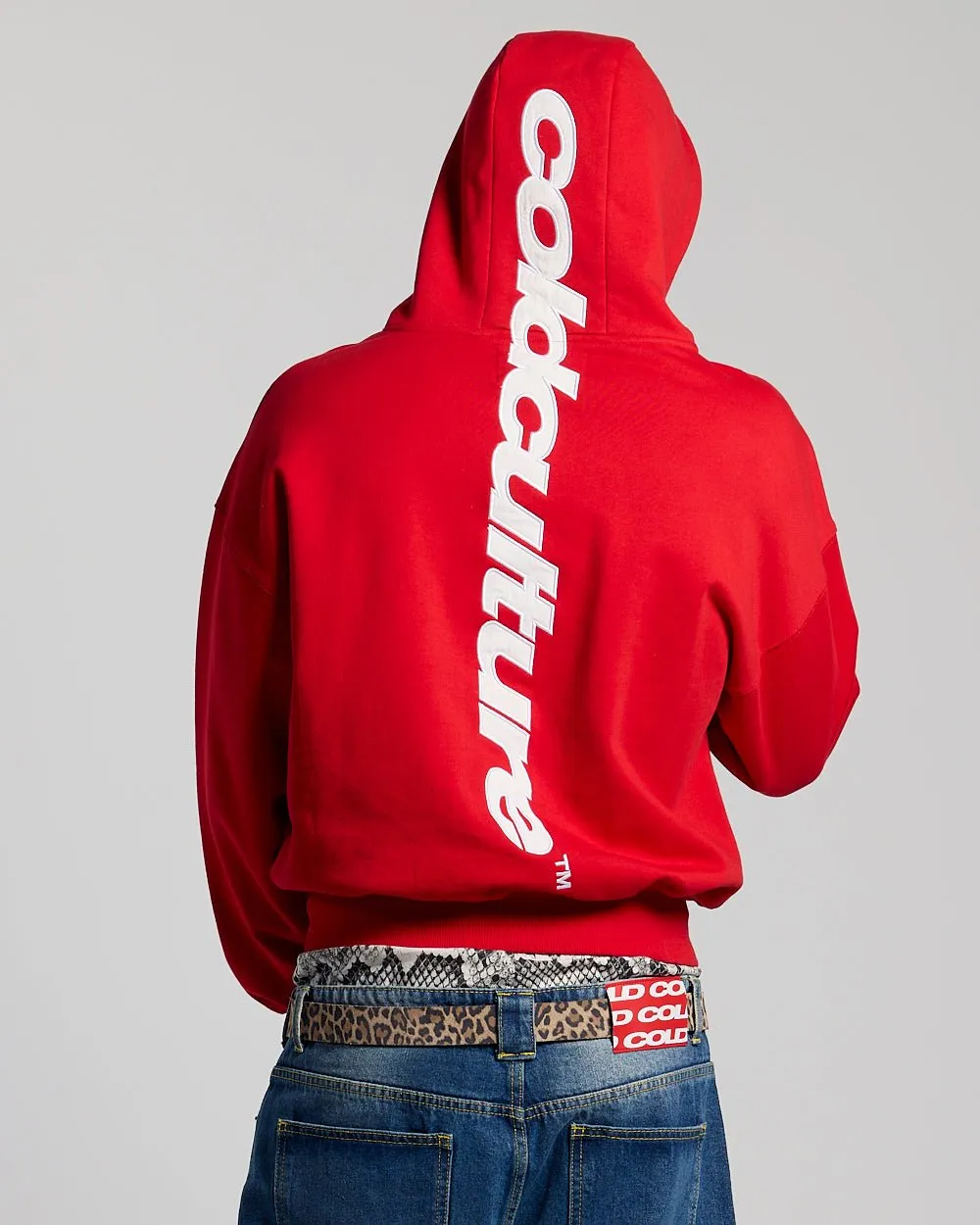 VERTICAL HOODIE RED sold by Cold Culture product image thumbnail 3