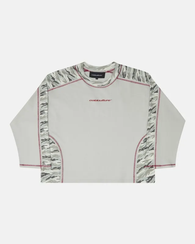 COMBAT LONGSLEEVE GREY made by Cold Culture