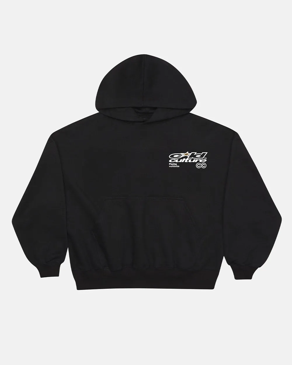 PLAYING WORLDWIDE HOODIE BLACK sold by Cold Culture product image thumbnail 2