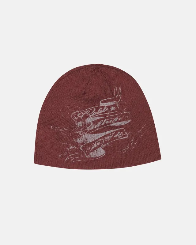 BURN ICONS BEANIE BROWN made by Cold Culture