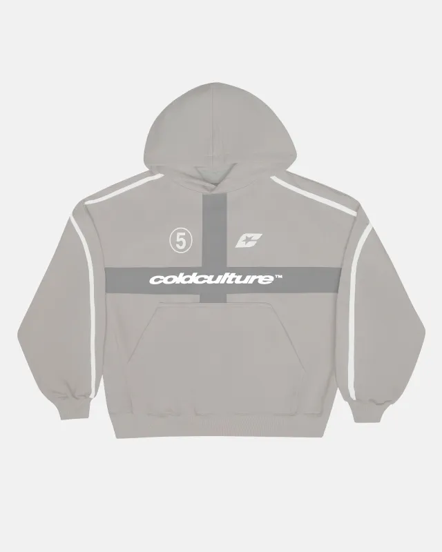 HIT THE TARGET HOODIE GREY sold by Cold Culture