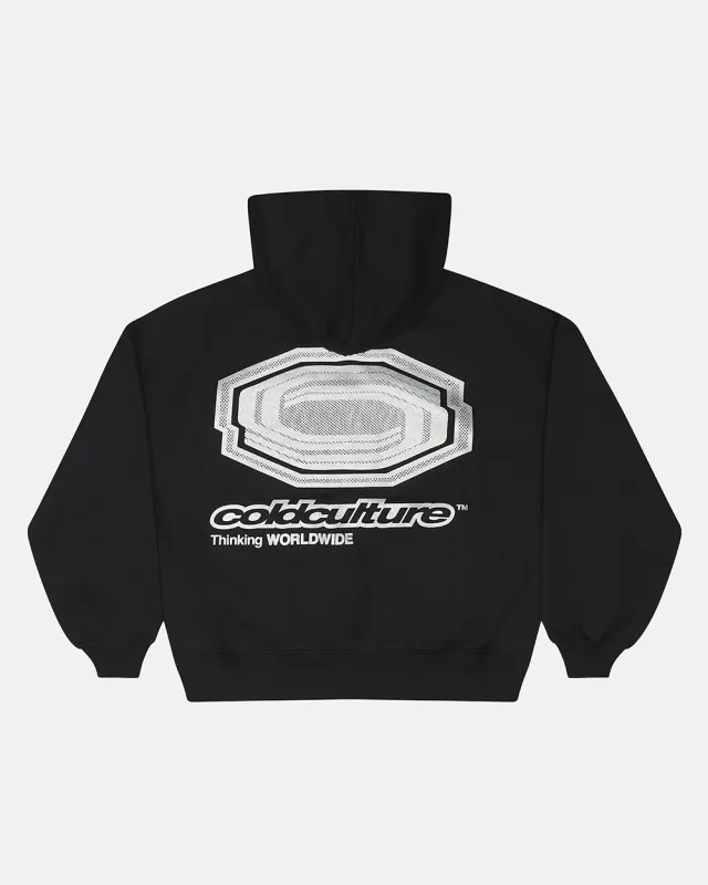 GLITTER HOODIE BLACK sold by Cold Culture