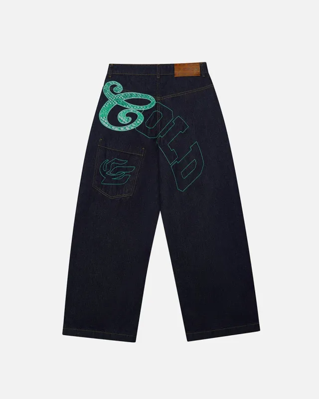 COLLEGE V3 PANTS RAW DENIM sold by Cold Culture
