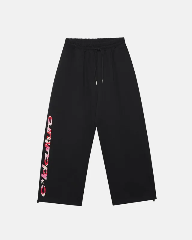 WILD CAMO SWEATPANTS BLACK sold by Cold Culture