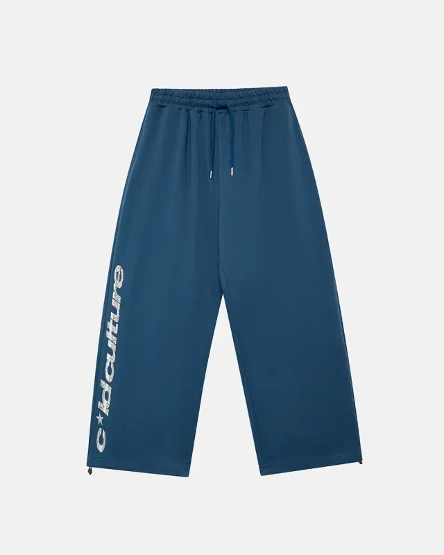 WILD SNAKE SWEATPANTS NAVY BLUE sold by Cold Culture