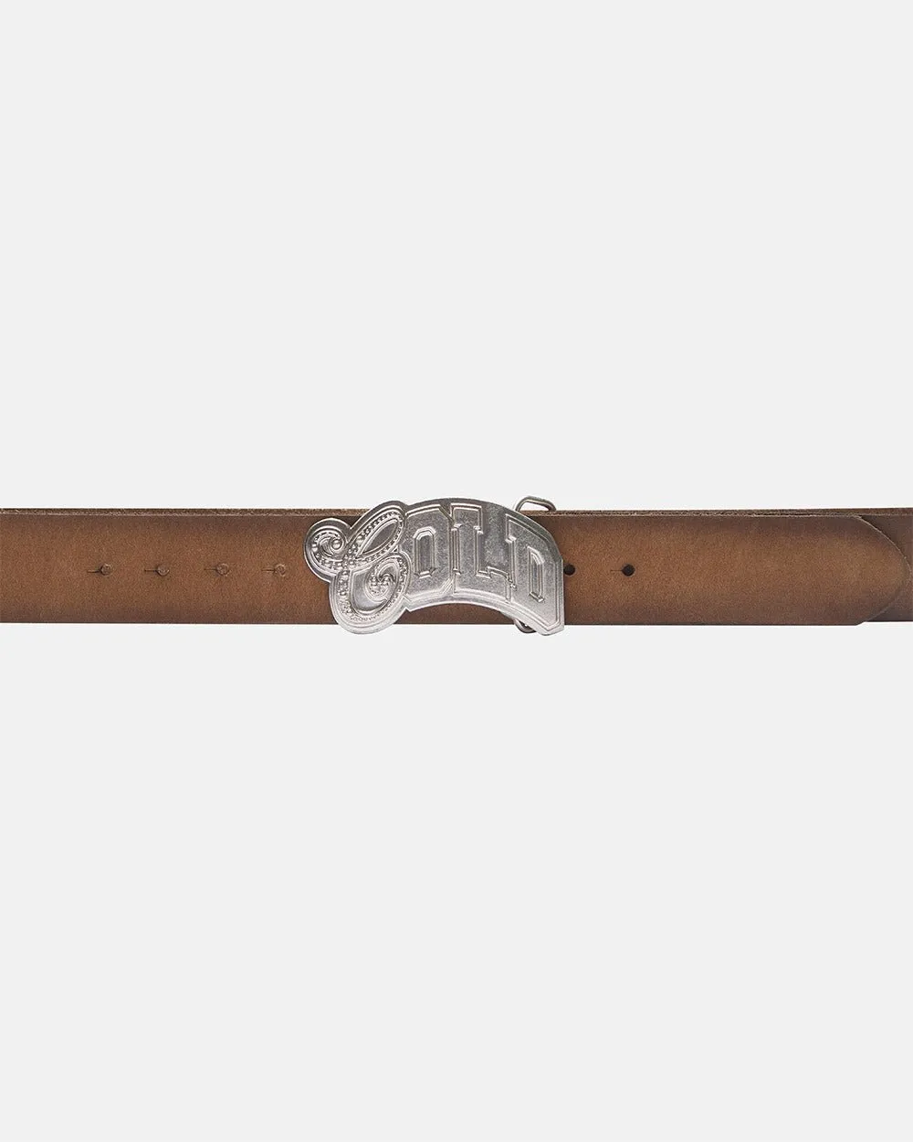 VARSITY LEATHER BELT BROWN MIX sold by Cold Culture product image thumbnail 3