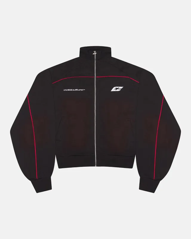 SAVAGE WASHED JACKET BLACK & RED made by Cold Culture