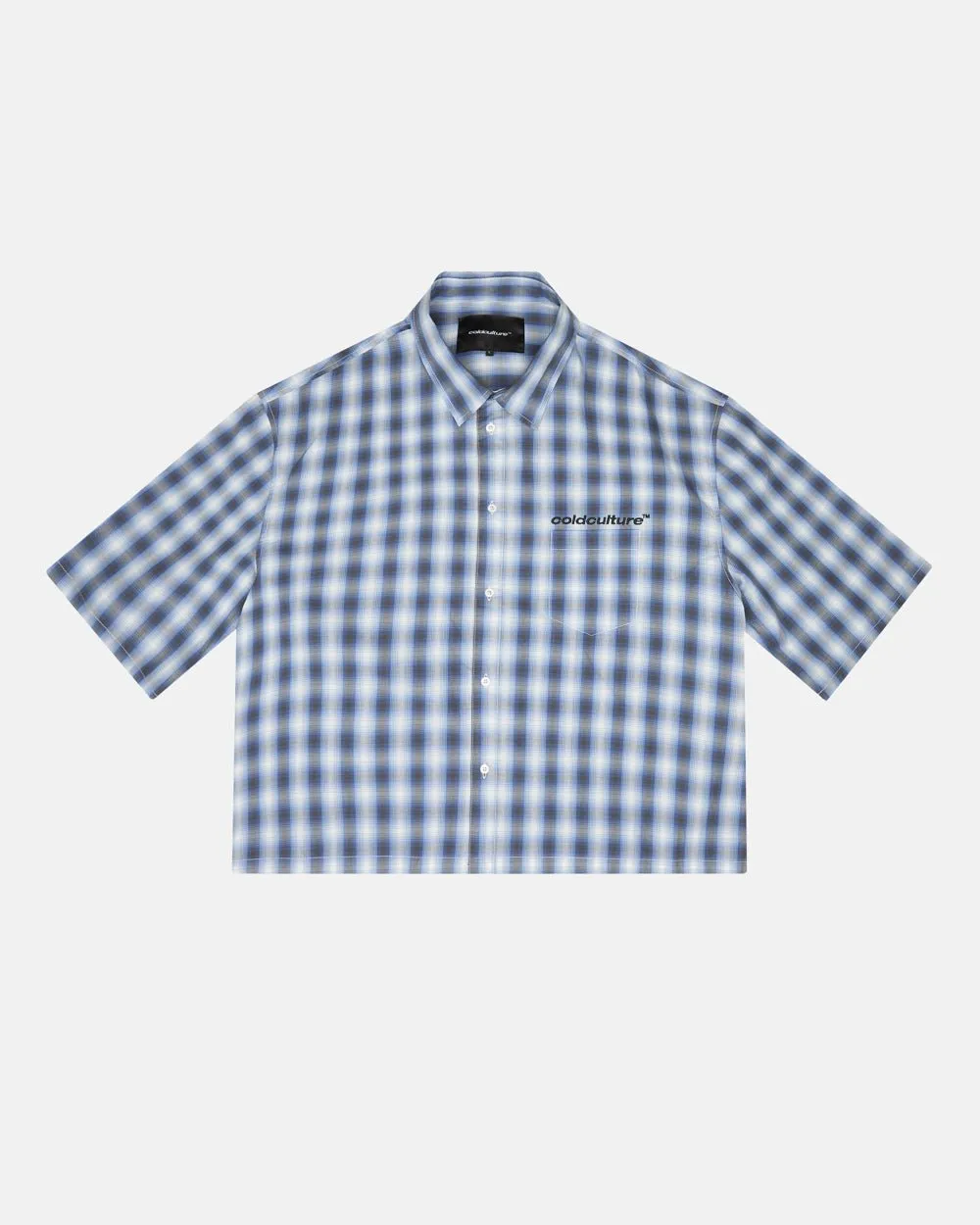 ONE POCKET SHIRT BLURRED BLUE sold by Cold Culture