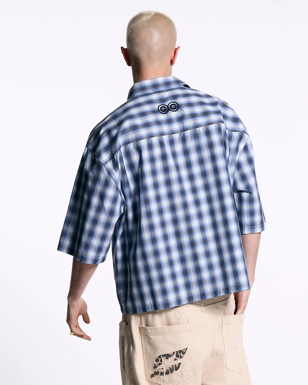 ONE POCKET SHIRT BLURRED BLUE sold by Cold Culture product image thumbnail 4