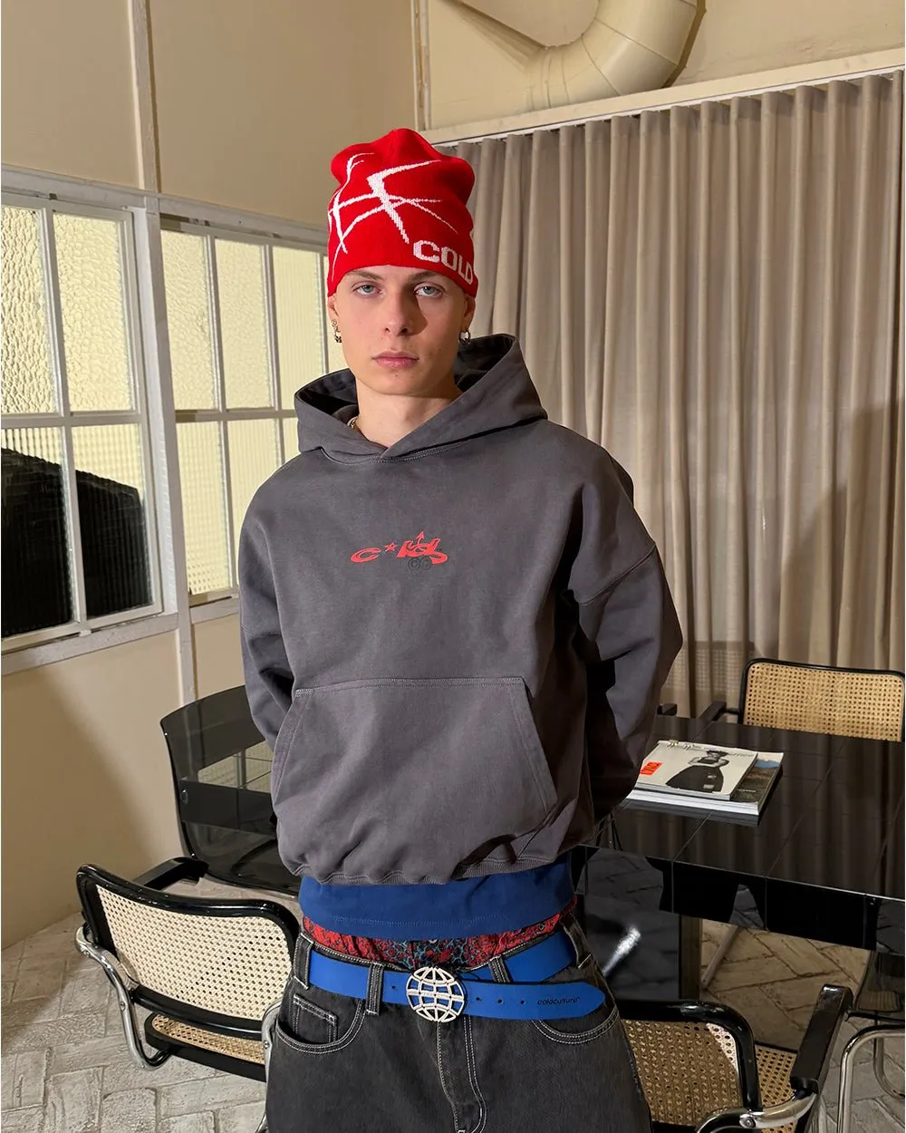 BRAMBLES BEANIE RED sold by Cold Culture product image thumbnail 4