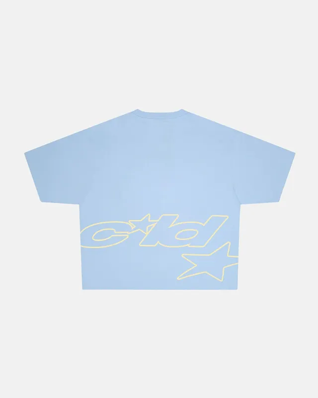 DEFENSE TEE BLUE made by Cold Culture