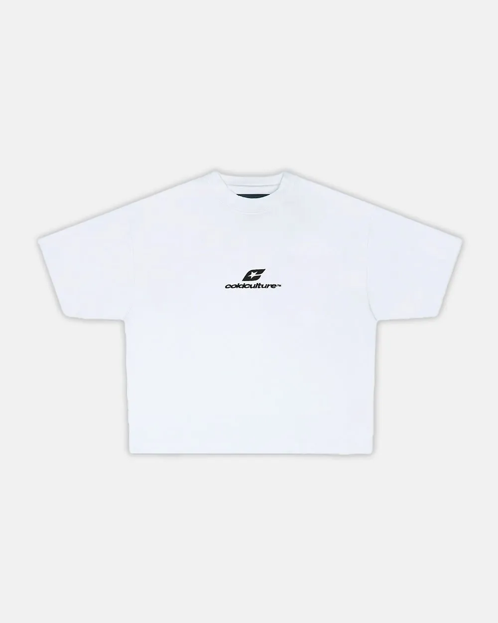 CURVED TEE WHITE sold by Cold Culture product image thumbnail 2
