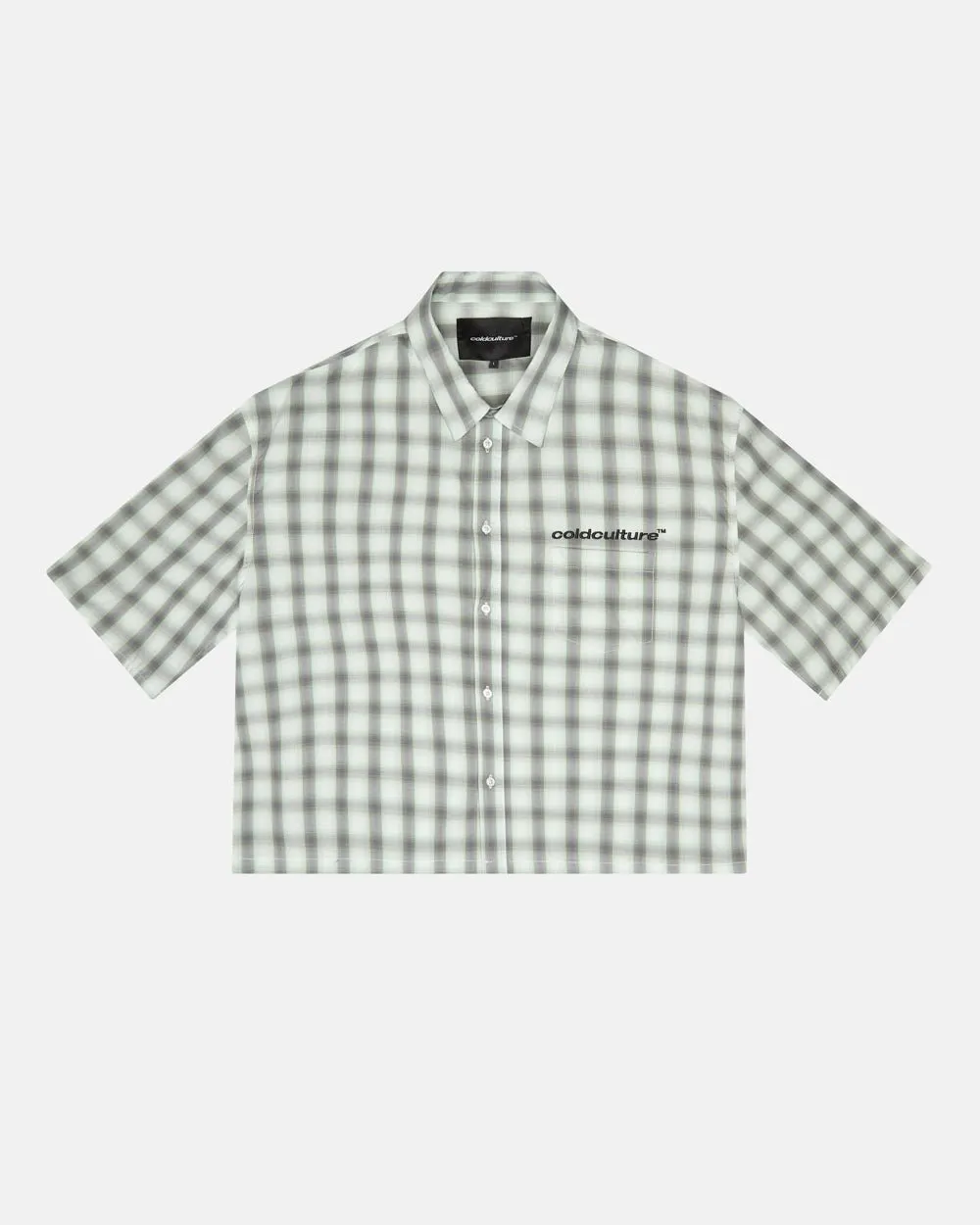 ONE POCKET SHIRT BLURRED GREEN sold by Cold Culture