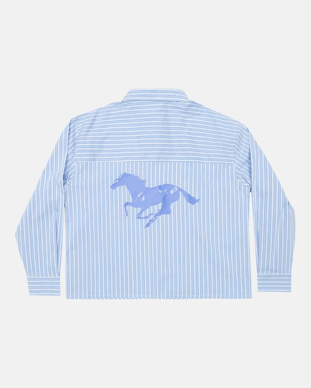 RUNNING HORSE SHIRT BLUE STRIPES sold by Cold Culture product image thumbnail 2