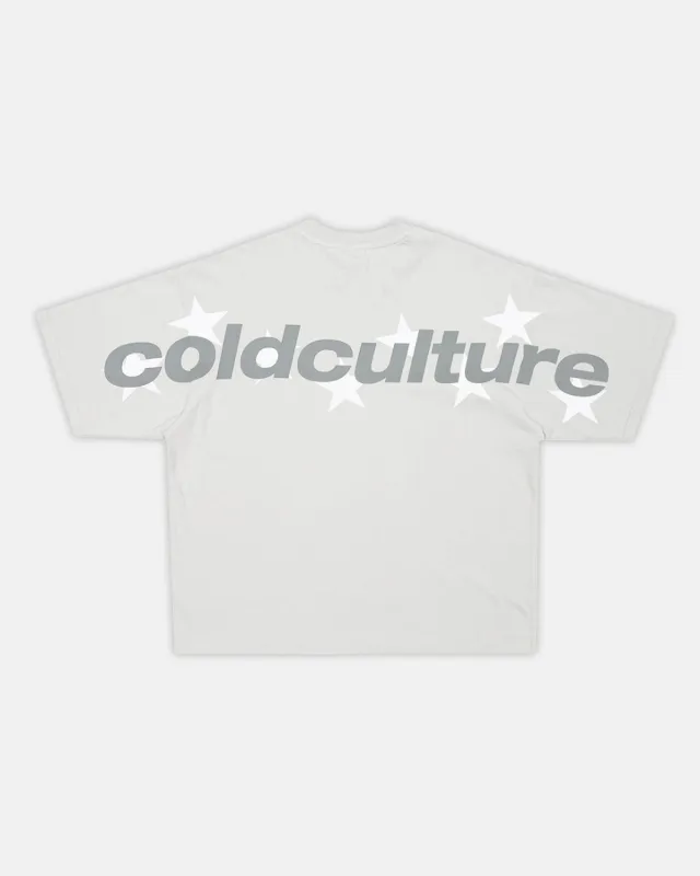 STELLAR TEE LIGHT GREY sold by Cold Culture