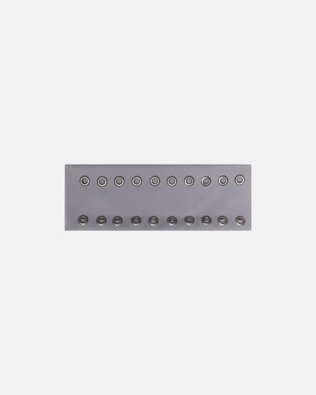EYELETS HEADBAND STEEL GREY sold by Cold Culture