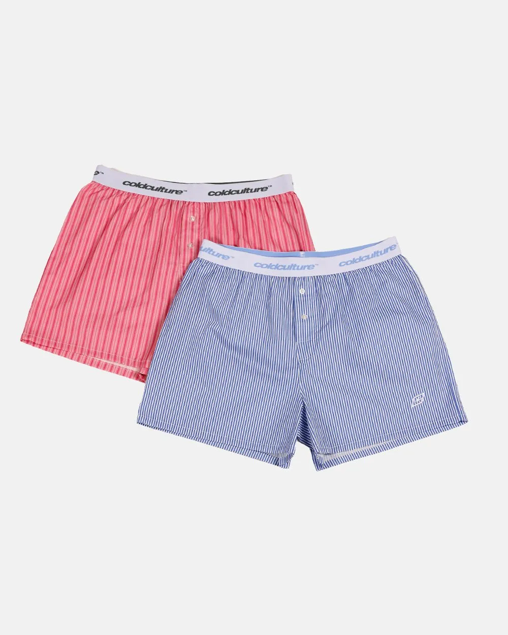 BOXERS STRIPED PACK PINK/BLUE STRIPES sold by Cold Culture