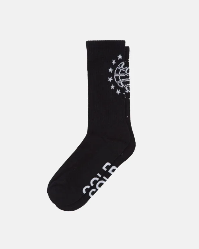 WORLD STARS SOCKS BLACK sold by Cold Culture