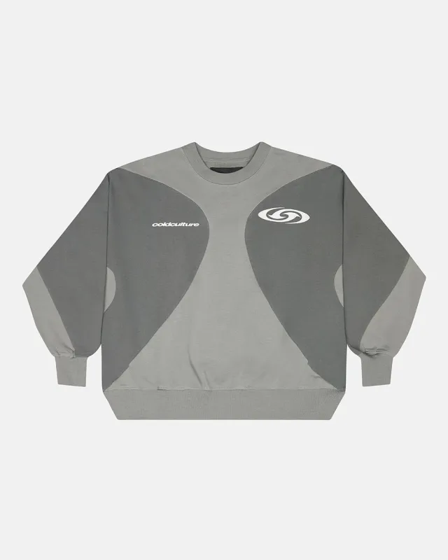 SPEED & SHINE CREWNECK GREY made by Cold Culture