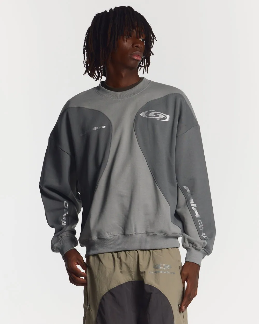 SPEED & SHINE CREWNECK GREY sold by Cold Culture product image thumbnail 3