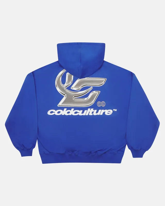 HYPERCHROME HOODIE ELECTRIC BLUE made by Cold Culture