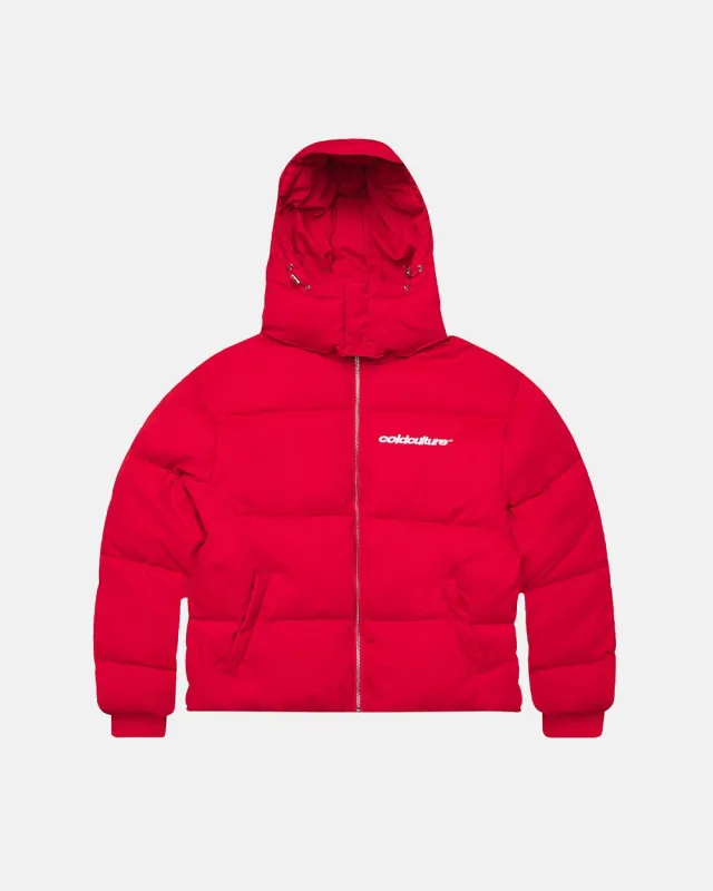 EVERYDAY PUFFER RED sold by Cold Culture