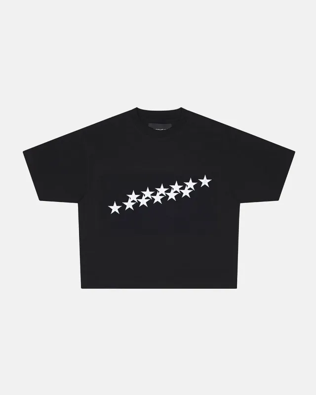 STARS TEE BLACK sold by Cold Culture