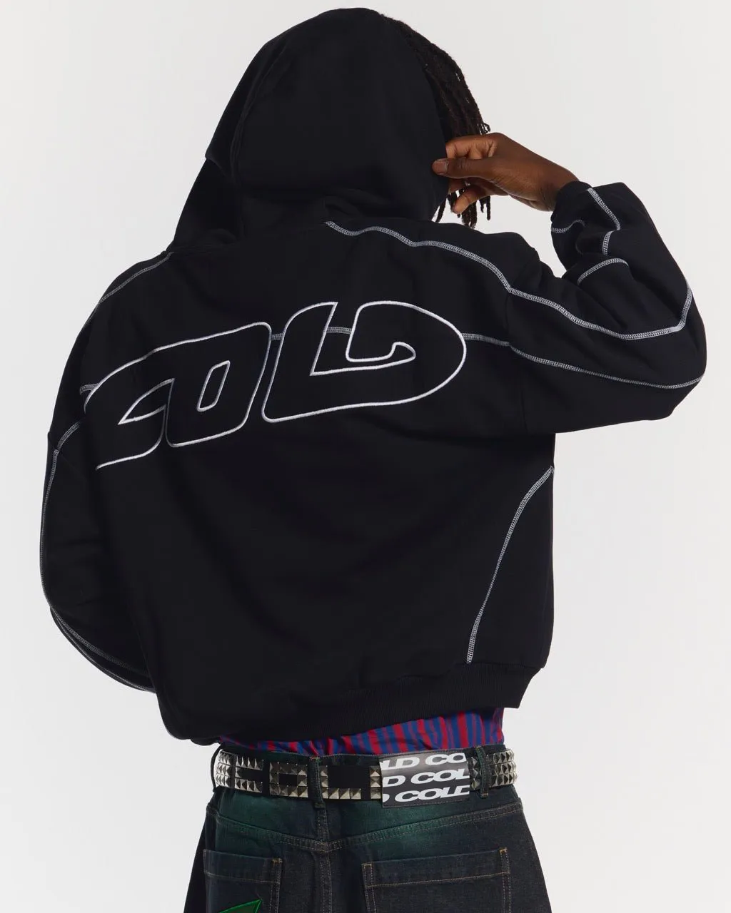 ROLLER HOODIE BLACK sold by Cold Culture product image thumbnail 3